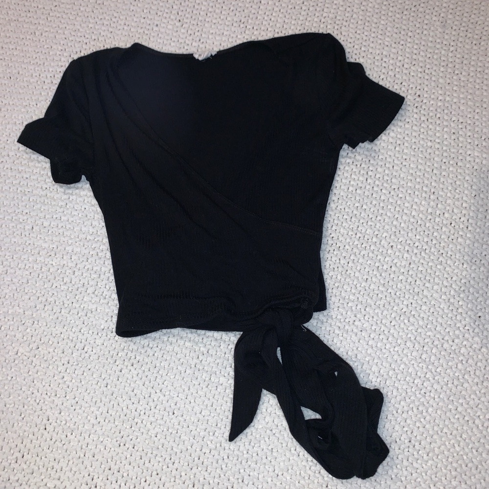 Garage, Fitted V-Neck Tie Top